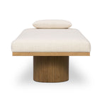 Fluted Base Chaise Lounge