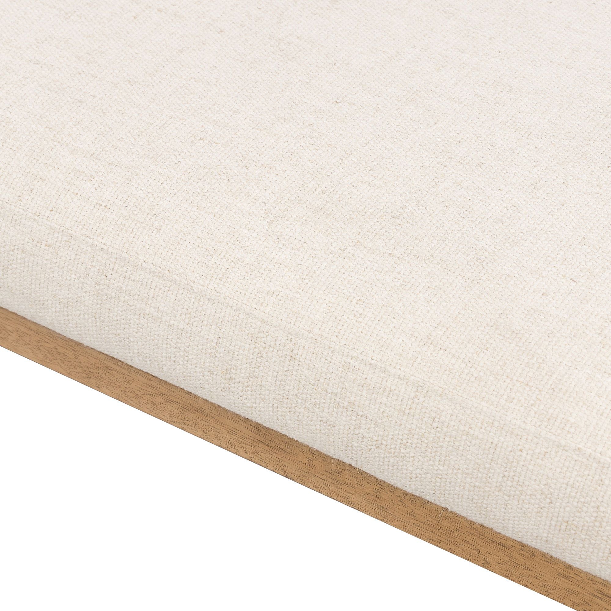 Fluted Base Chaise Lounge