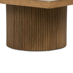 Fluted Base Chaise Lounge