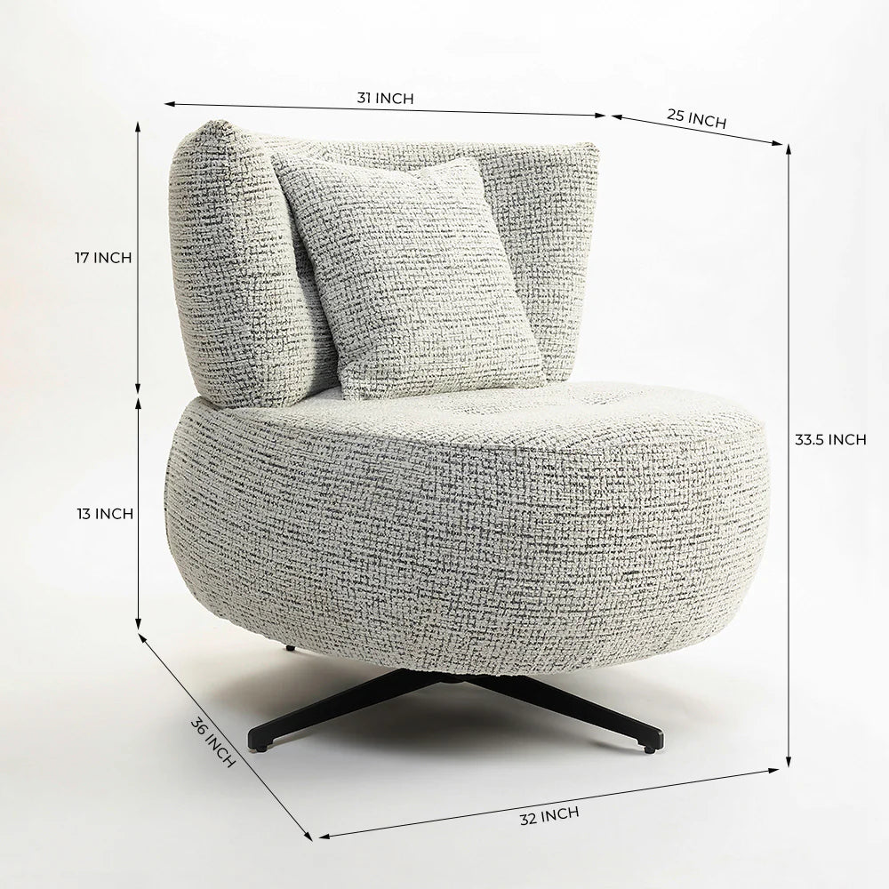 Evelyn Swivel Chair