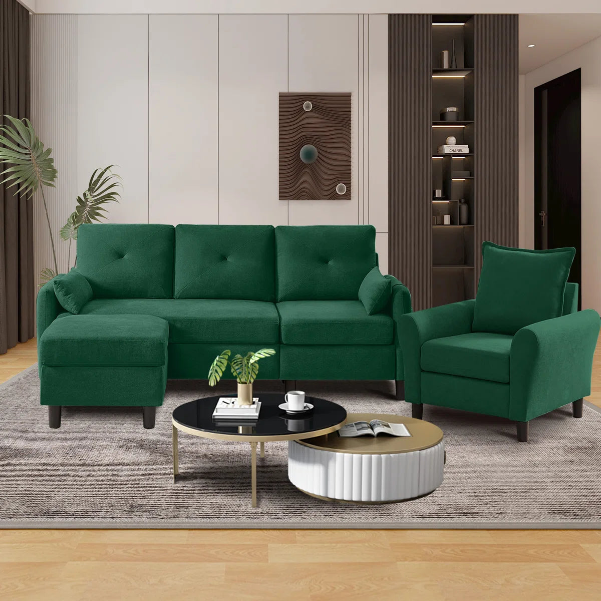 Jason 4 Seater Sofa Set with Ottoman