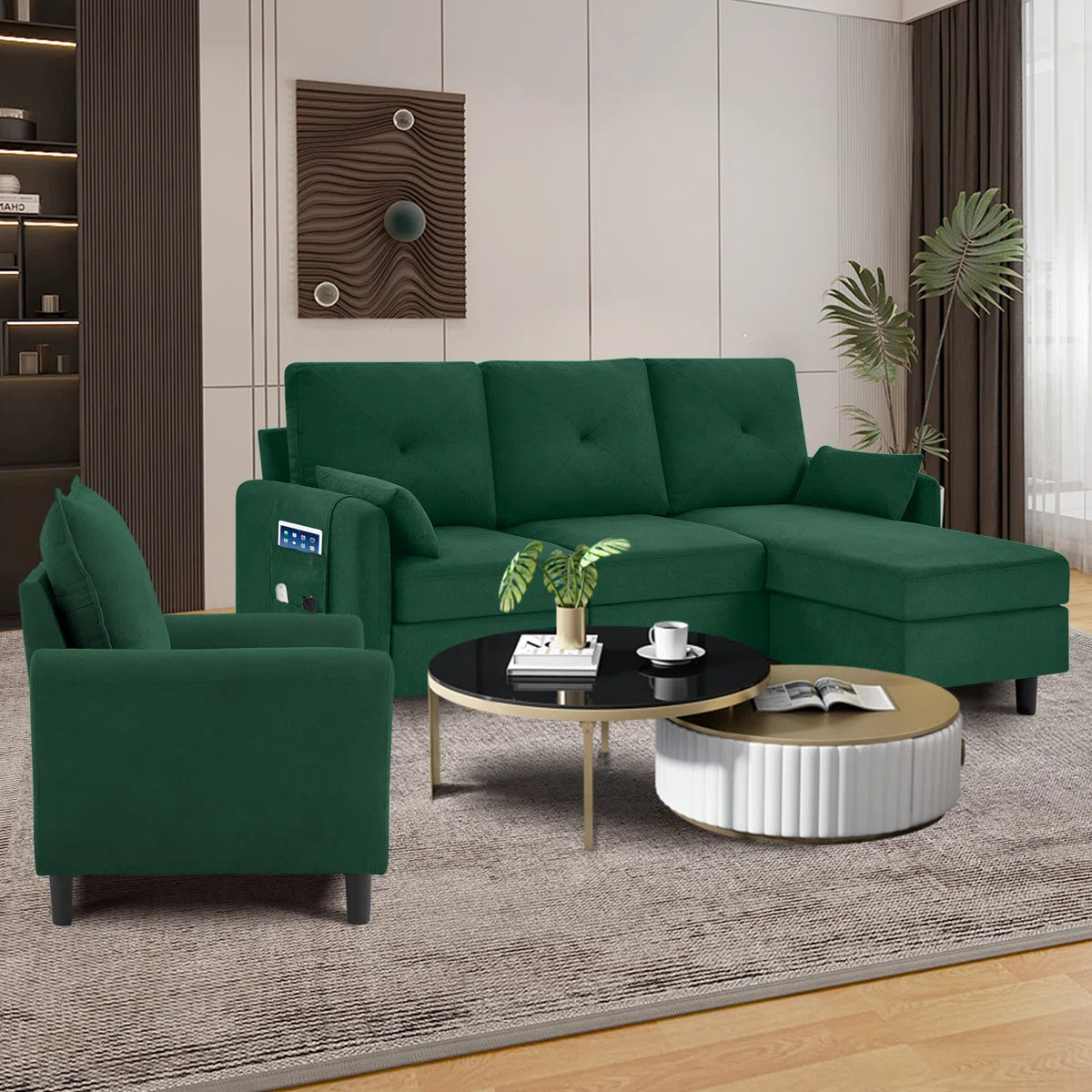 Jason 4 Seater Sofa Set with Ottoman