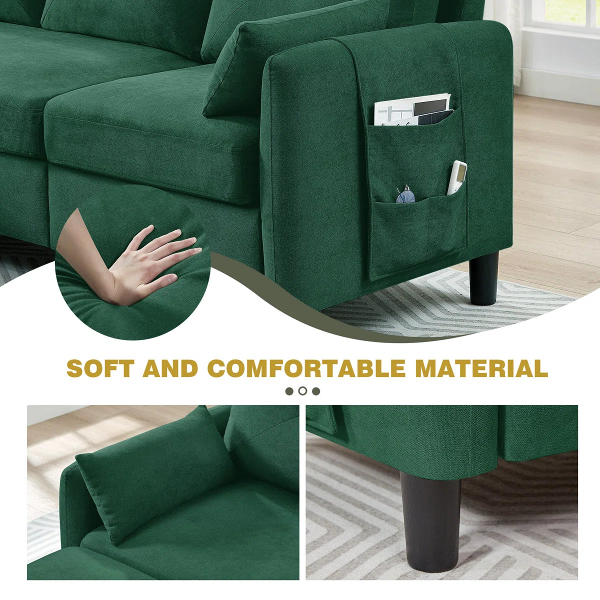 Jason 4 Seater Sofa Set with Ottoman