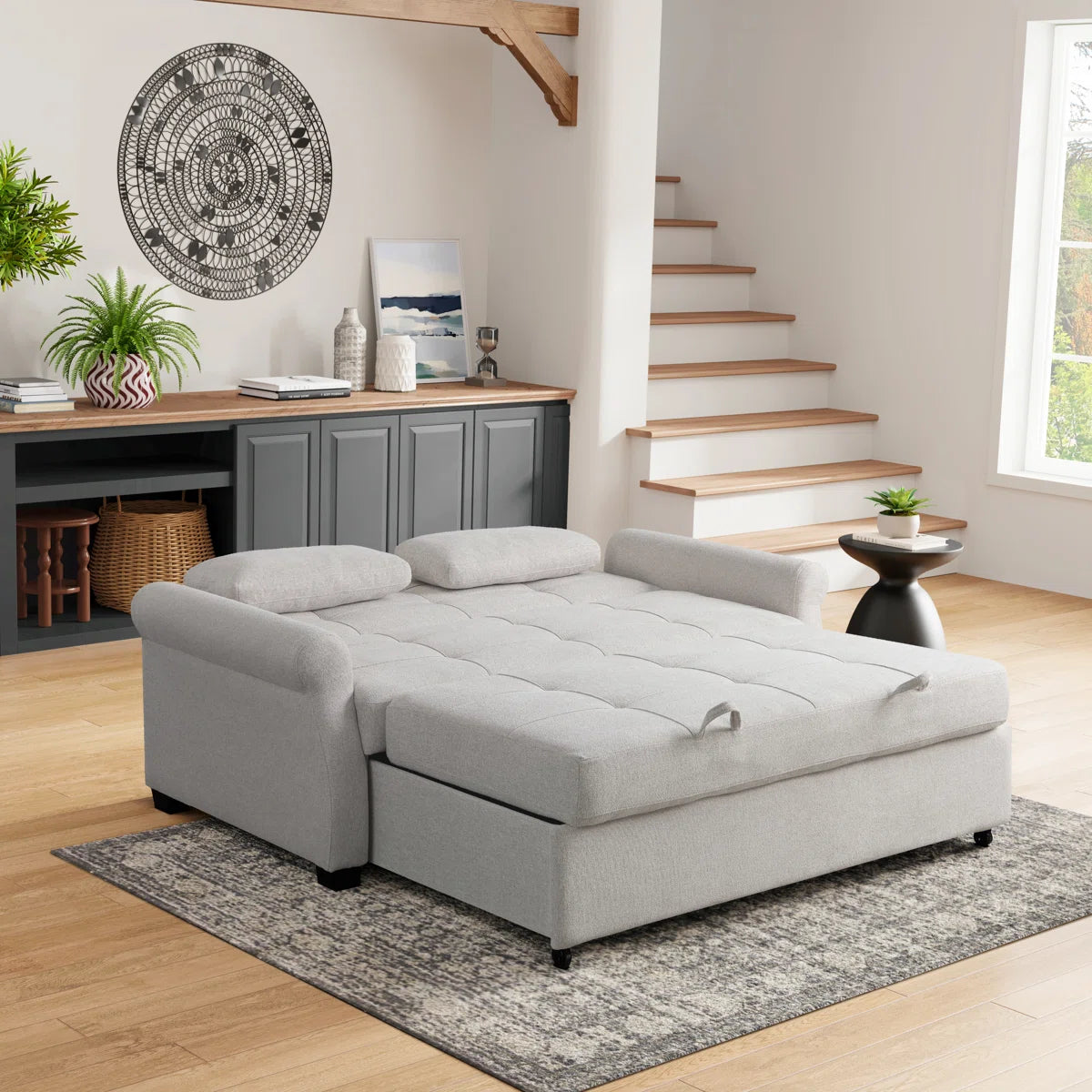 Jeffrey Convertible Sofa-Bed