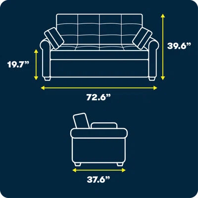 Jeffrey Convertible Sofa-Bed