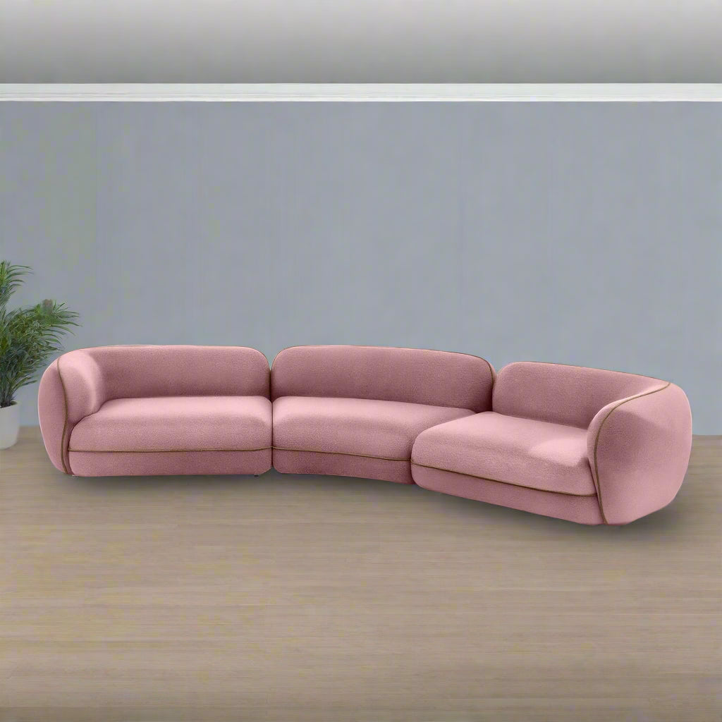 Jessica Curvy Sectional Sofa