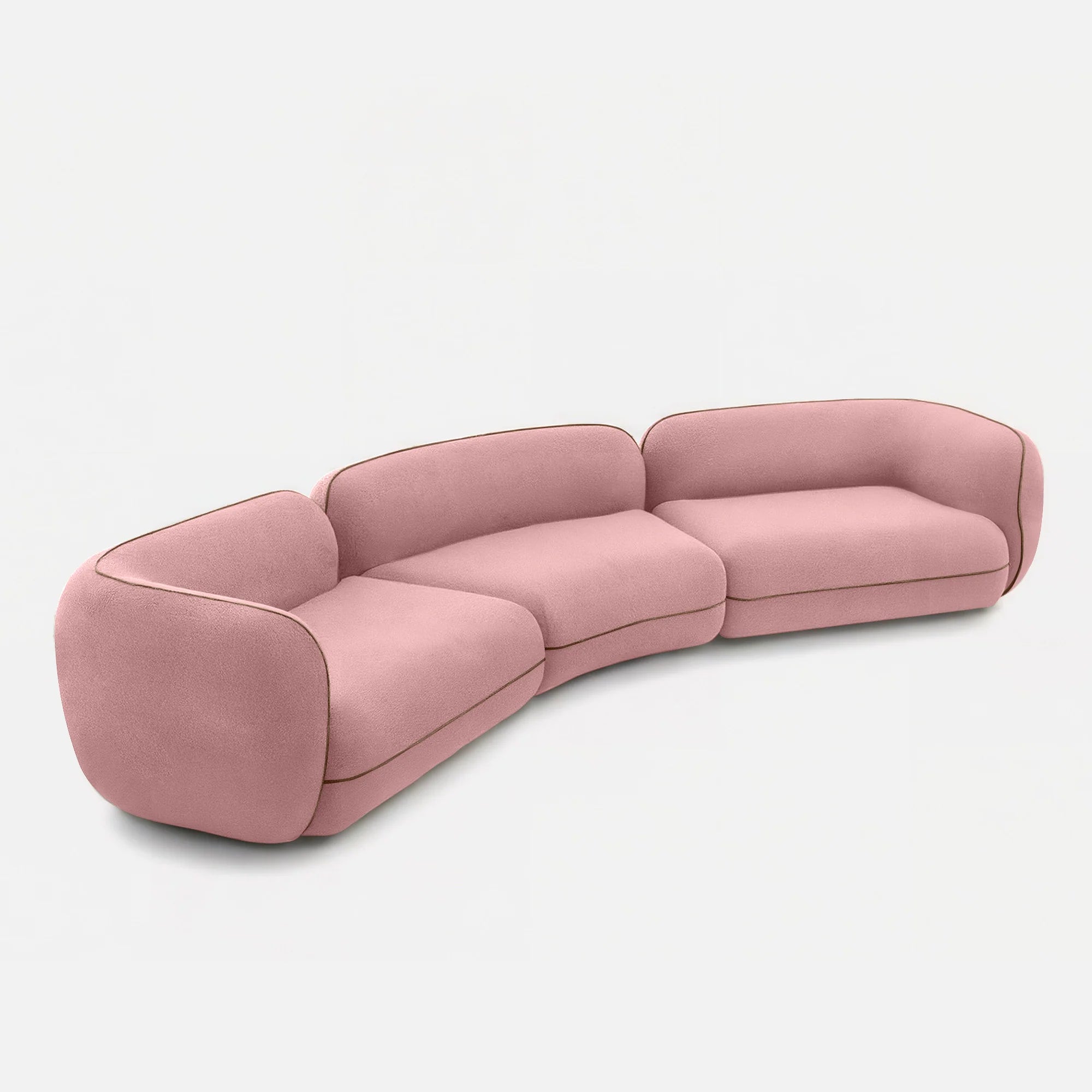 Jessica Curvy Sectional Sofa