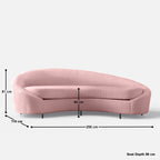 Kimberly Curvy Large 3 Seater Sofa