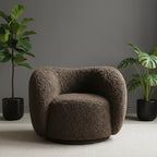 Andrea Fur Fabric Chair