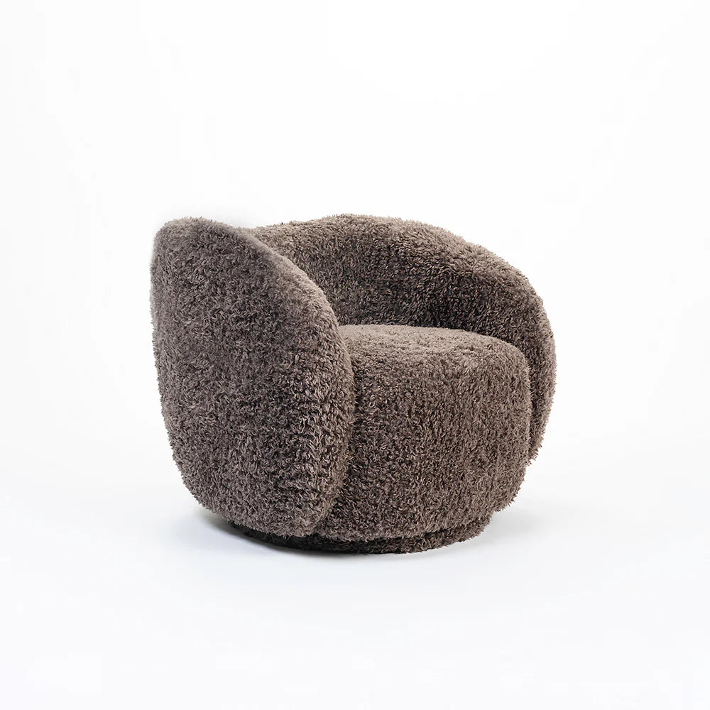 Andrea Fur Fabric Chair