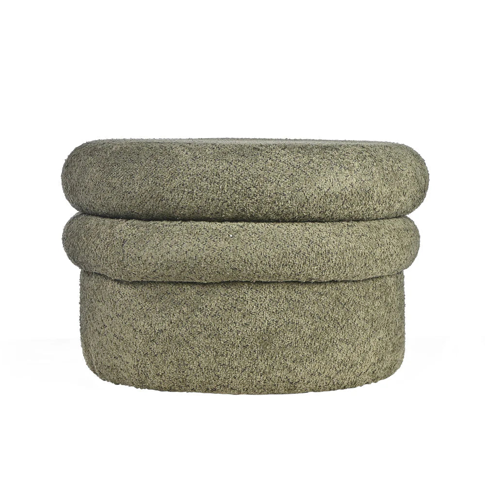 Landyn Boucle Ottoman