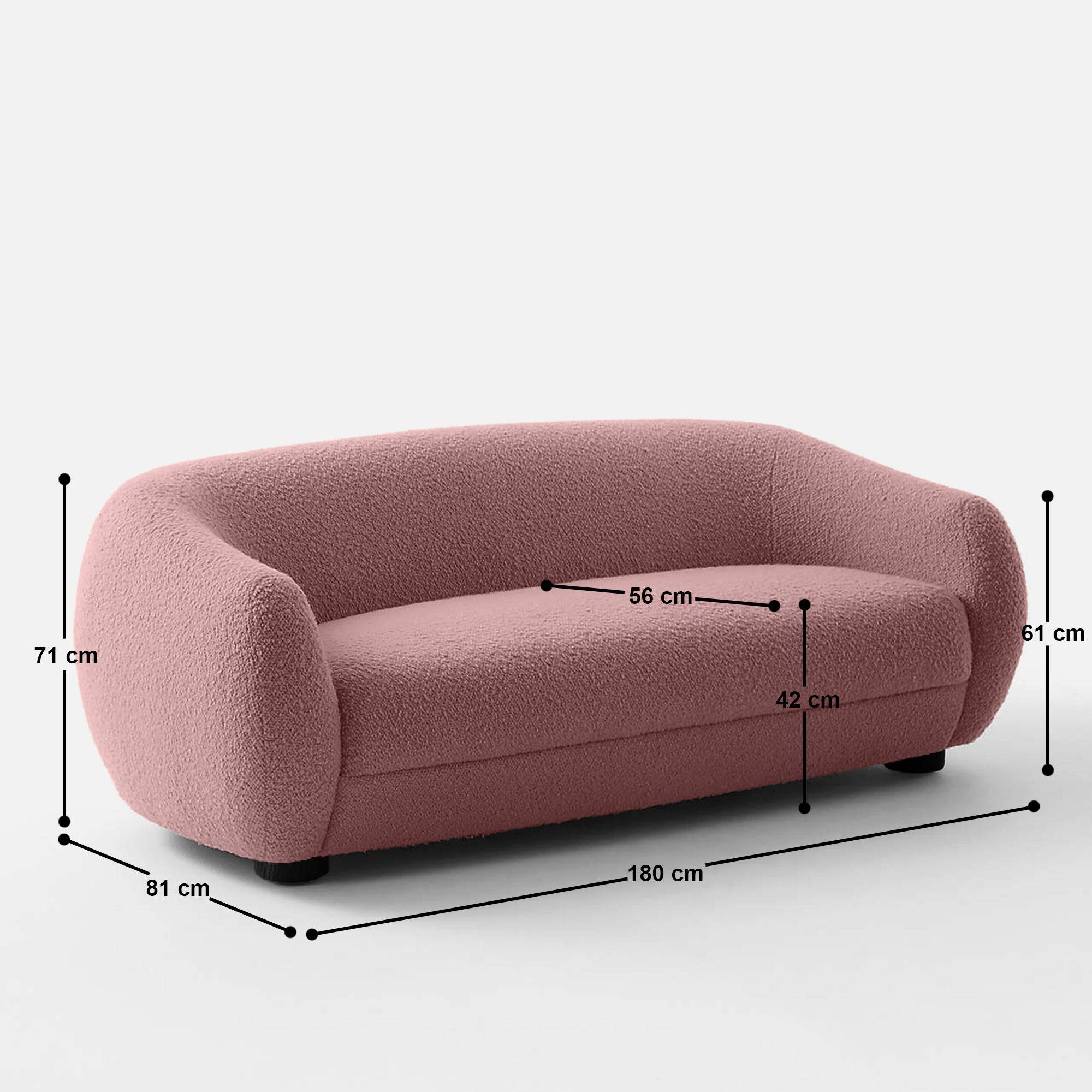 Laura Curvy 2 Seater Sofa
