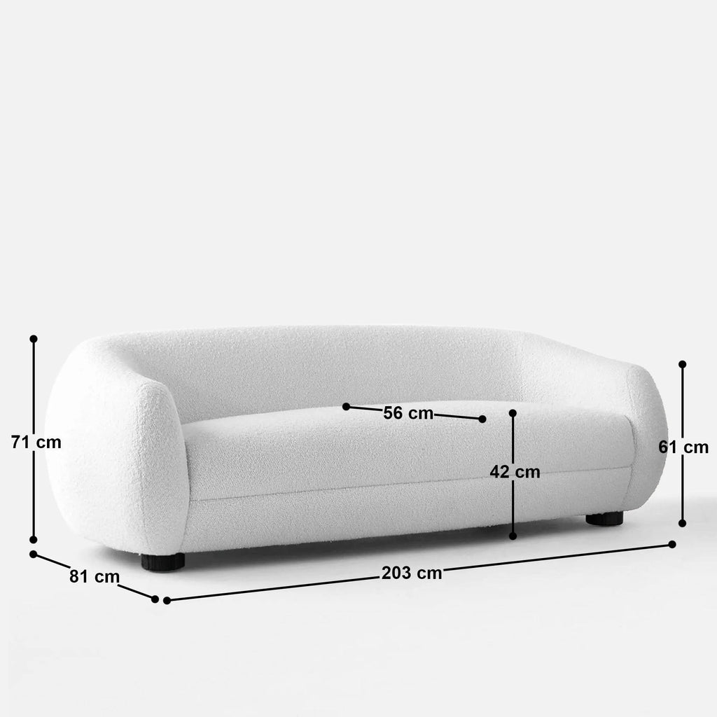Laura Curvy 3+2 Seater Sofa