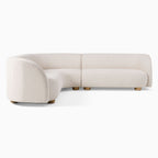 Laurent Boucle Curvy Sectional L Shape Sofa
