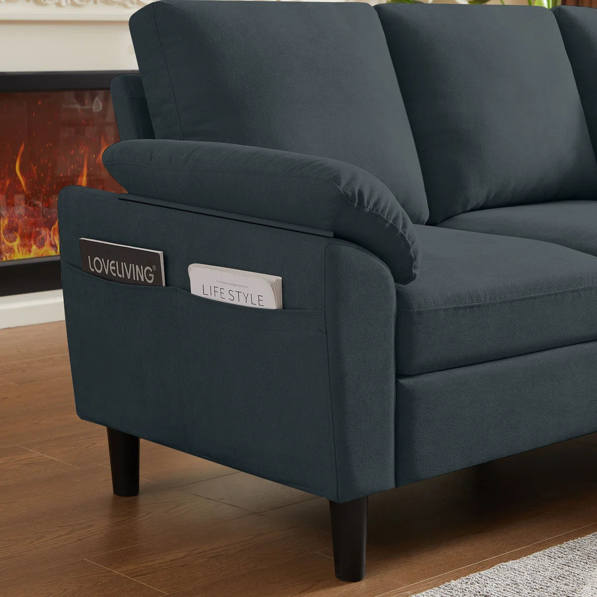 Lewis 5 Seater Sofa Set with Ottoman