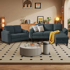 Lewis 5 Seater Sofa Set with Ottoman