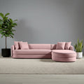 Linda Curvy Sectional L Shape Sofa
