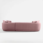 Linda Curvy Sectional L Shape Sofa