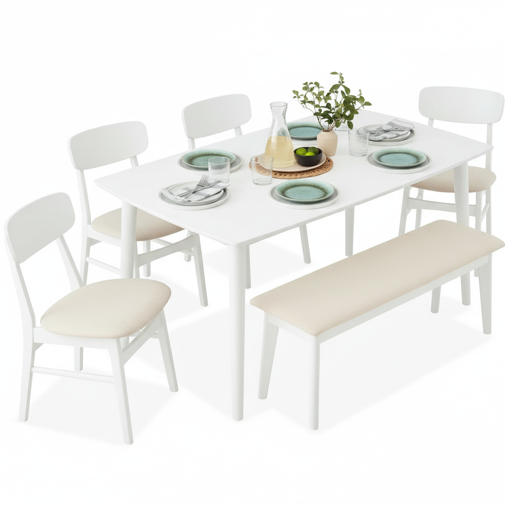 Lindsae Dining Set 6 Seater