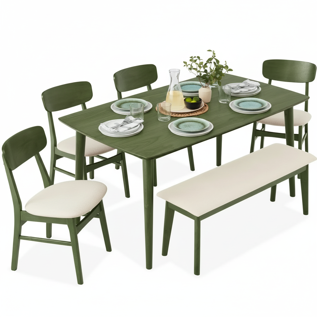 Lindsae Dining Set 6 Seater