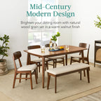Lindsae Dining Set 6 Seater