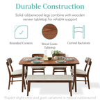 Lindsae Dining Set 6 Seater