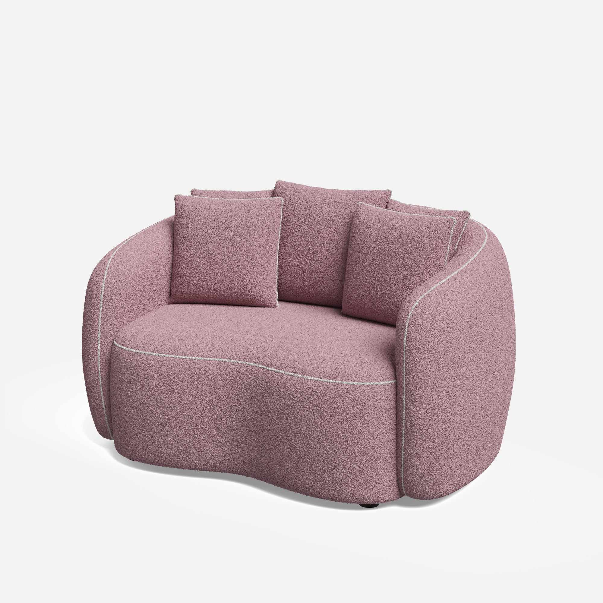 Lisa Curvy Love Seat Sofa Chair