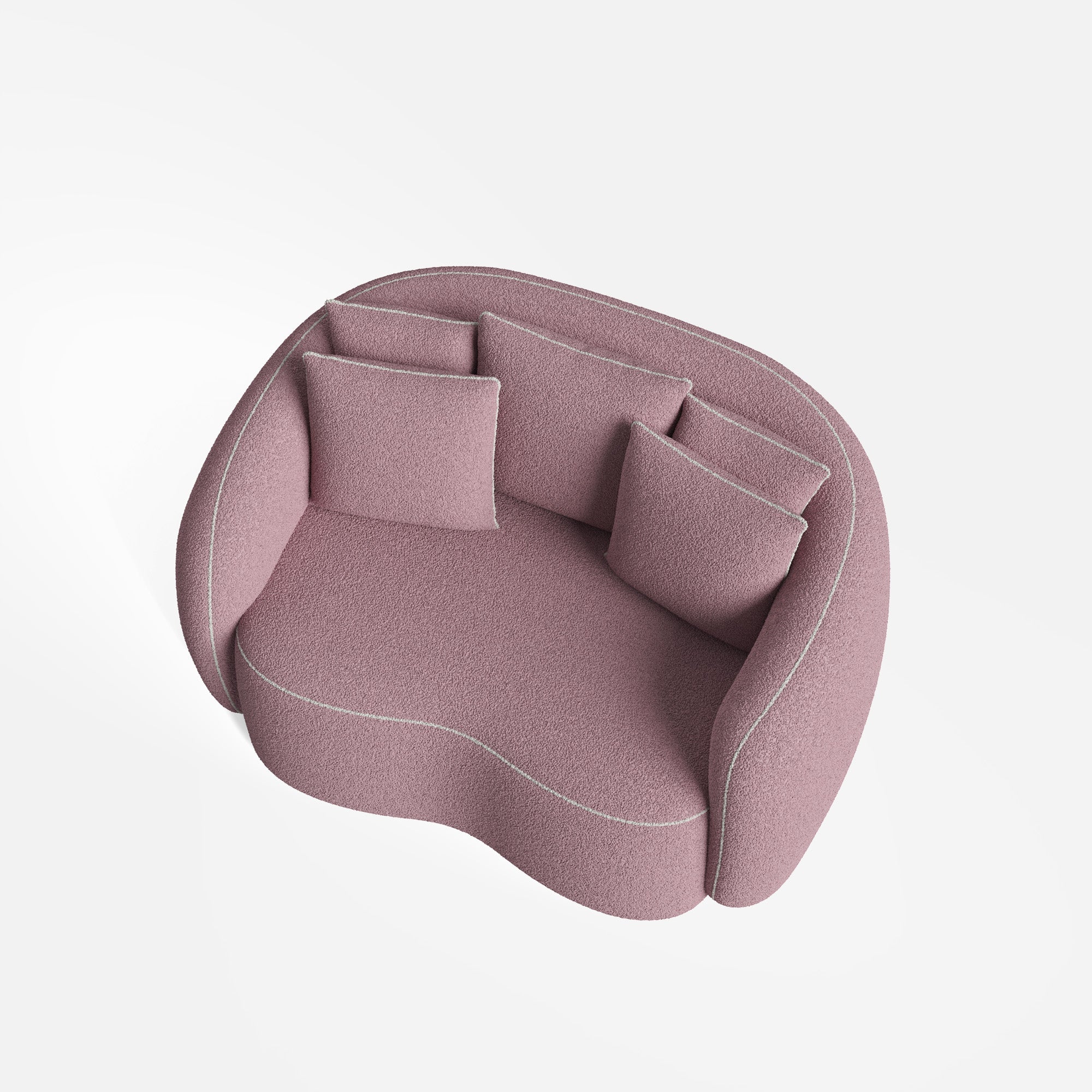 Lisa Curvy Love Seat Sofa Chair