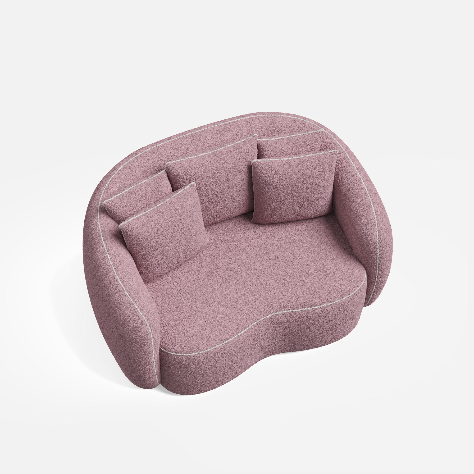 Lisa Curvy Love Seat Sofa Chair