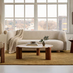 Michelle Boucle Curvy 3-Seater Sofa