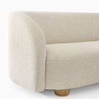 Michelle Boucle Curvy 3-Seater Sofa