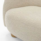 Michelle Boucle Curvy 3-Seater Sofa