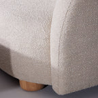 Michelle Boucle Curvy 3-Seater Sofa