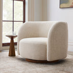 Michelle Boucle Swivel Sofa Chair