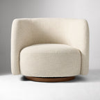 Michelle Boucle Swivel Sofa Chair