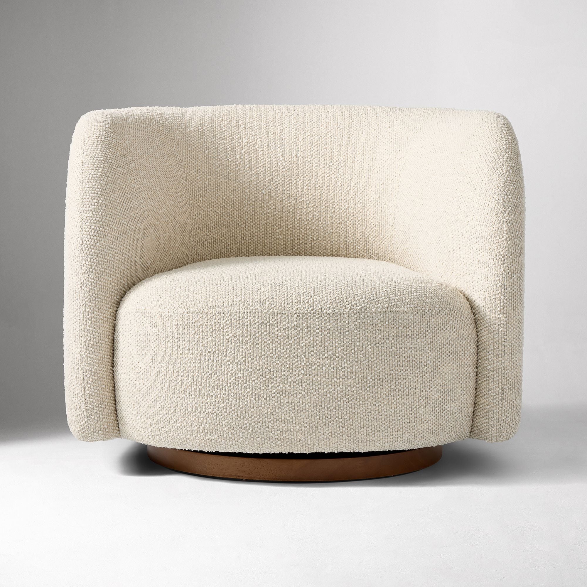 Michelle Boucle Swivel Sofa Chair