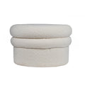 Landyn Boucle Ottoman
