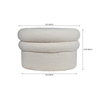 Landyn Boucle Ottoman