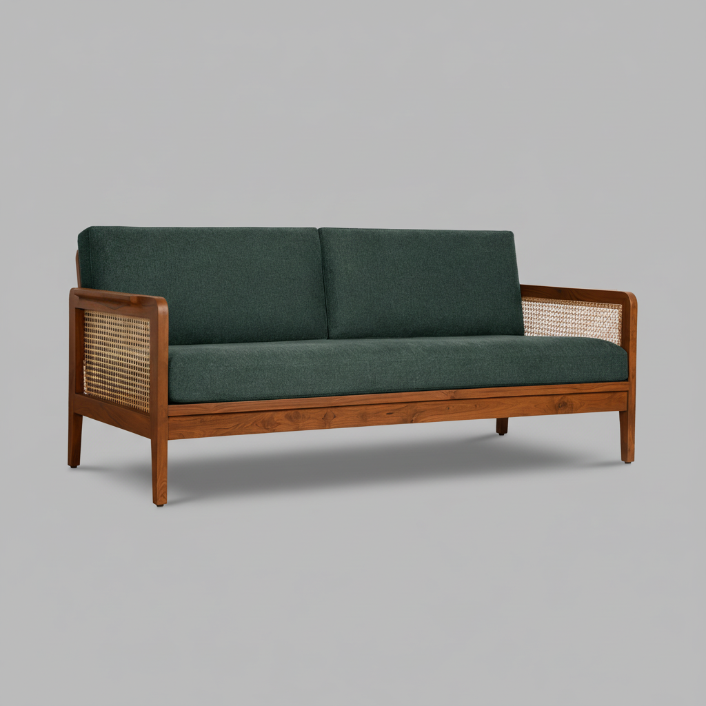 Silas 3 Seater Teak Sofa