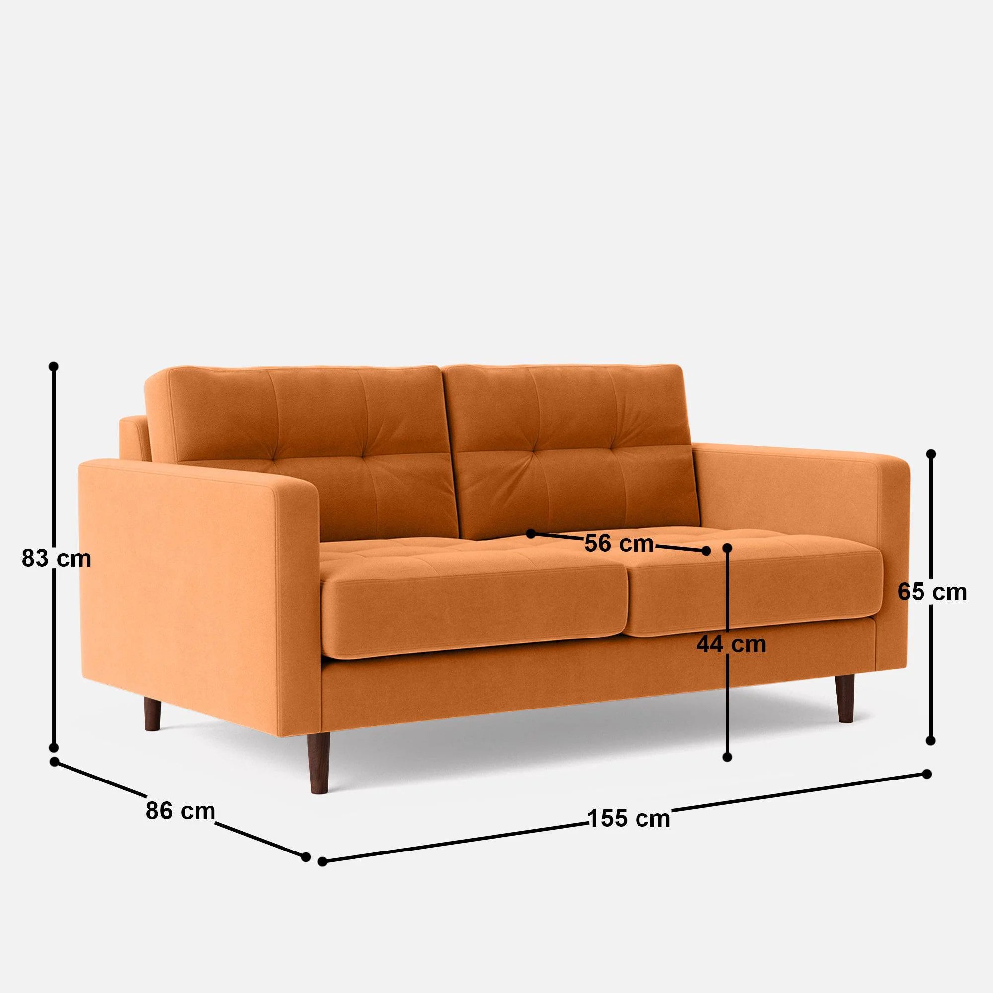 Rebecca 2 Seater Sofa