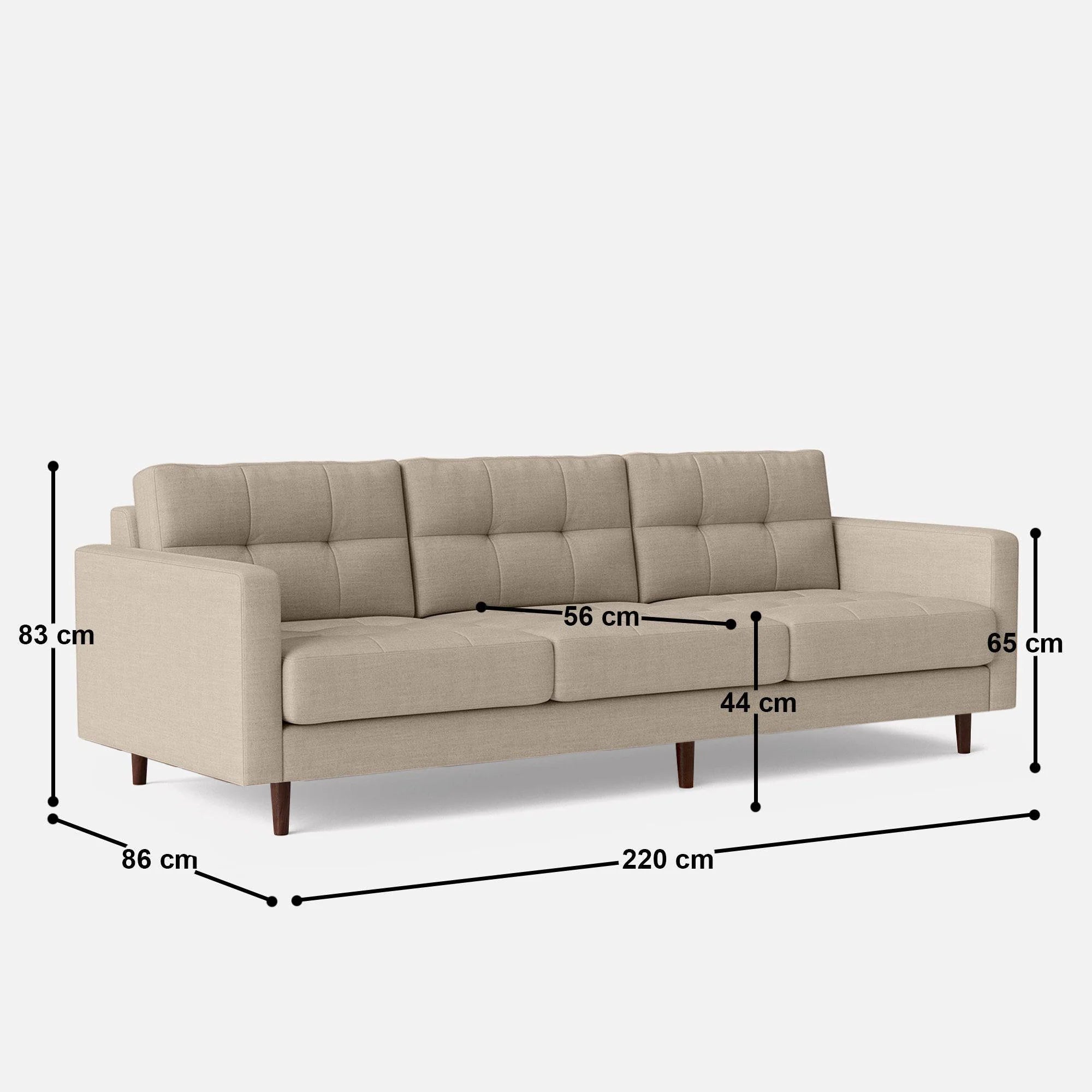 Rebecca 3 Seater Sofa