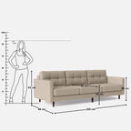Rebecca 3 Seater Sofa