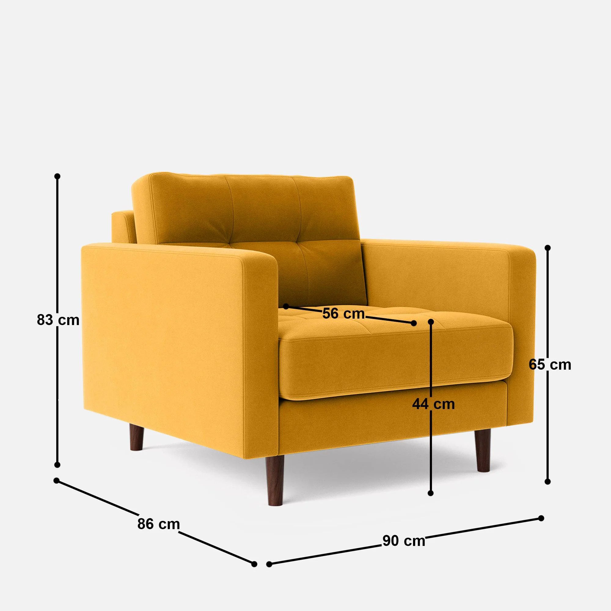 Rebecca Single Seater Sofa