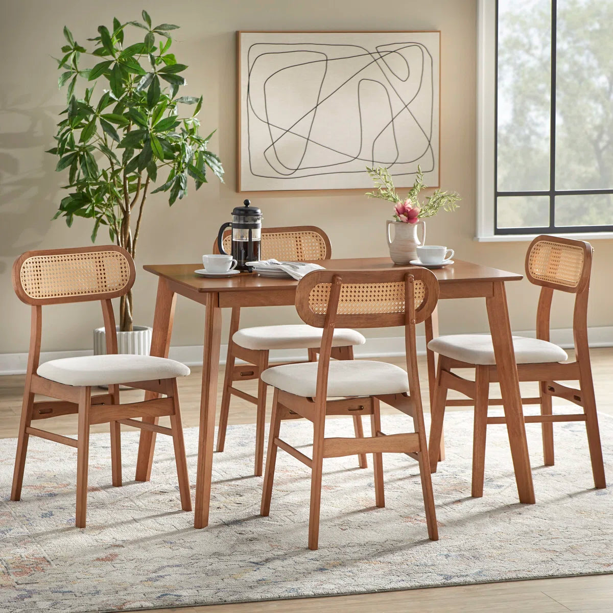Rika Dining Set 4 Seater