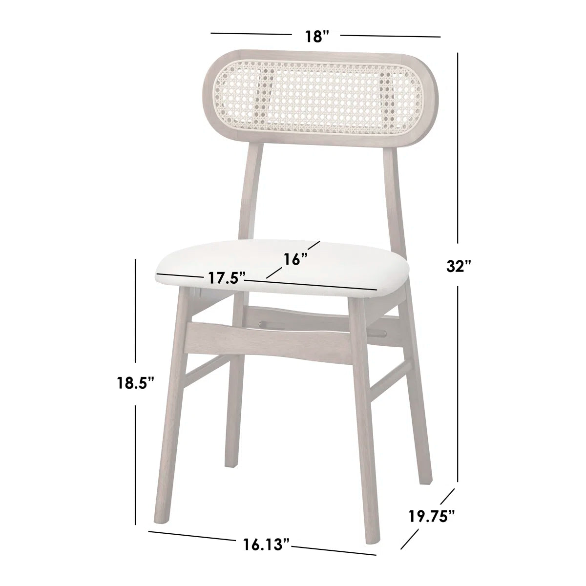 Rika Dining Set 4 Seater