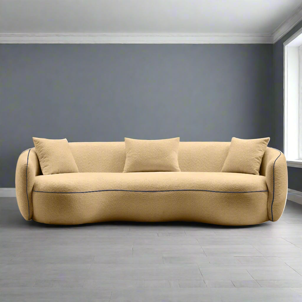 Sandra Curvy 3 Seater Sofa