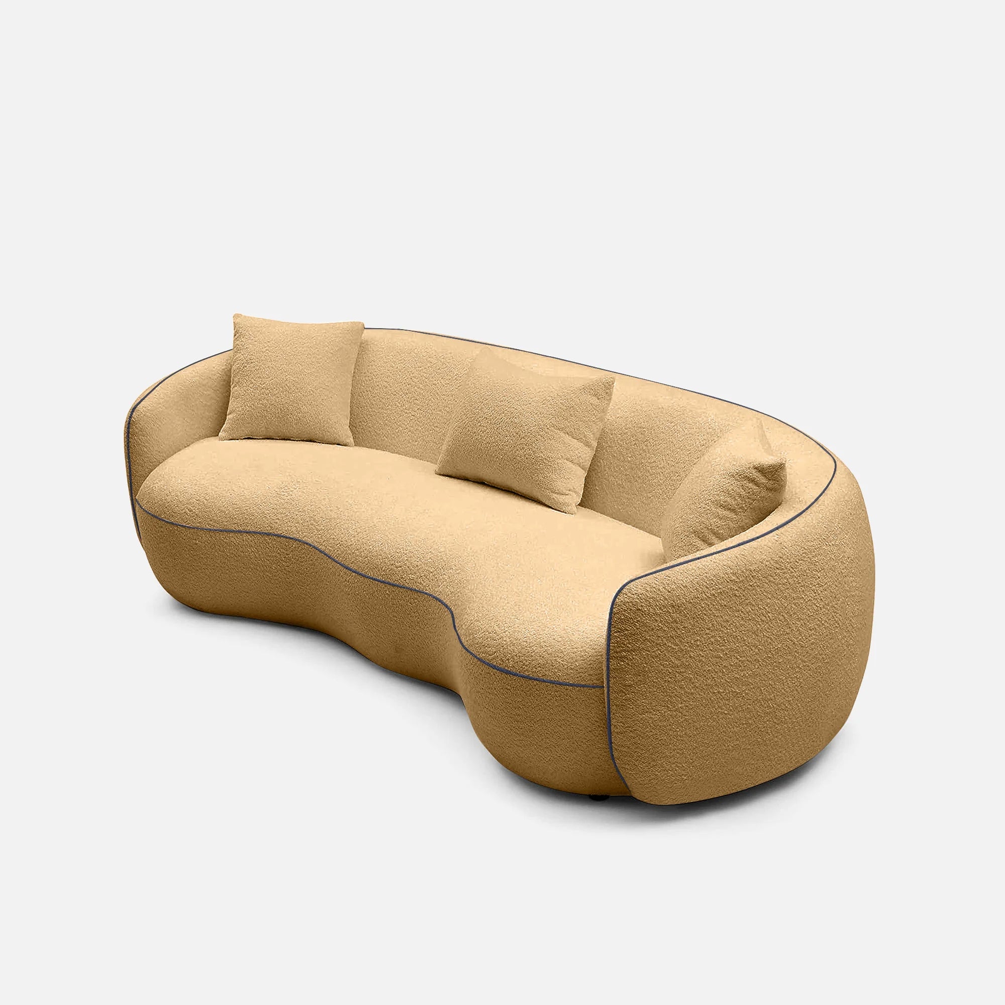 Sandra Curvy 3 Seater Sofa