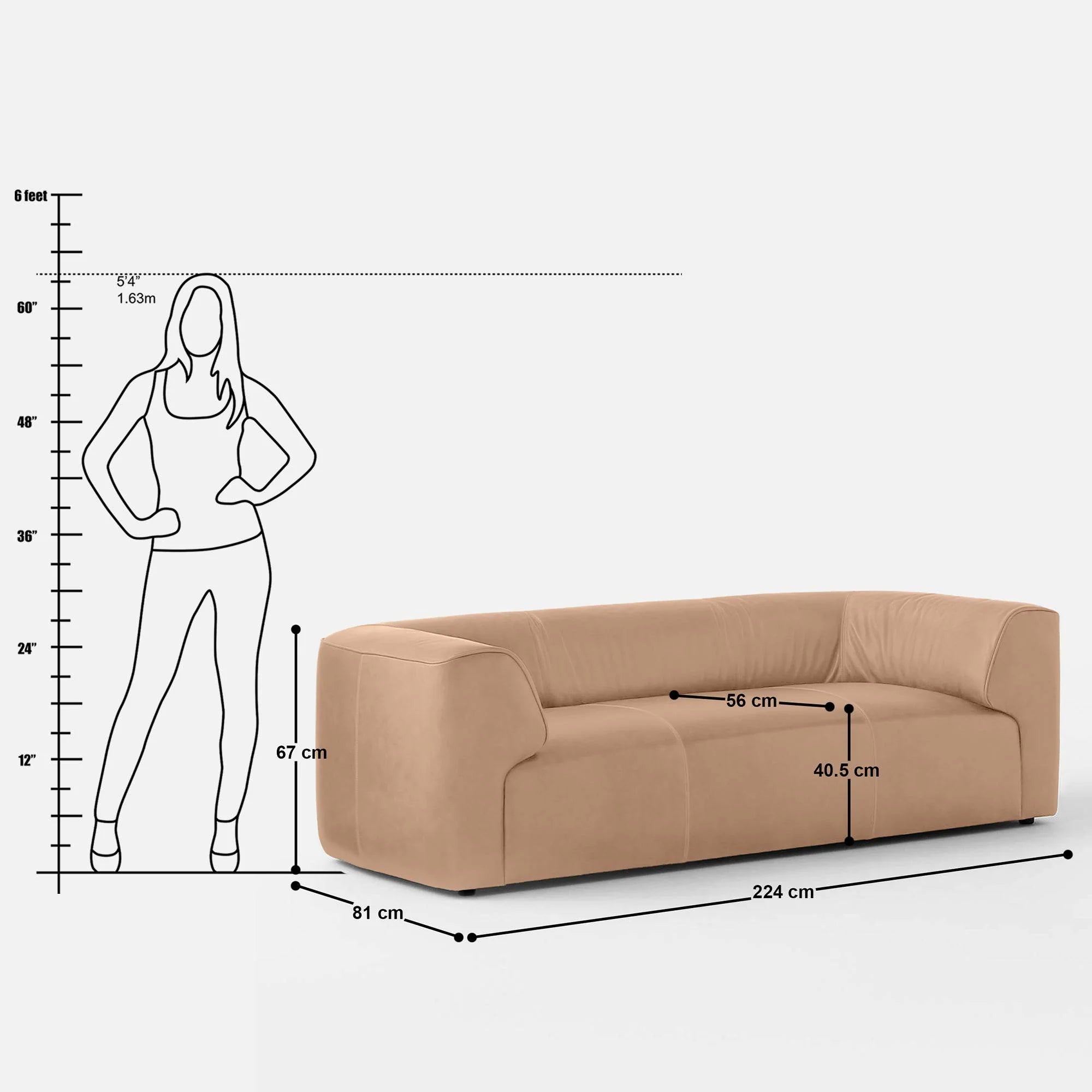 Shirley 3 Seater Sofa