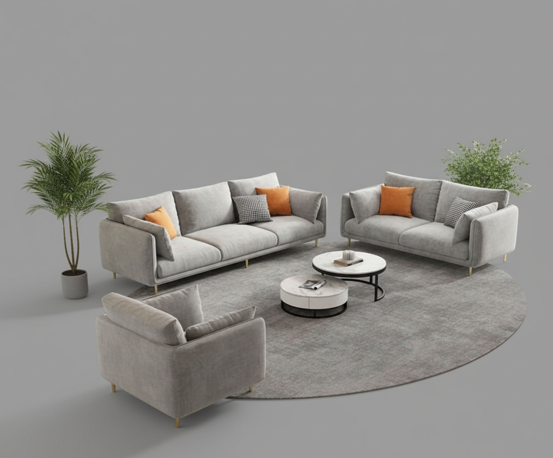 Willow 6 Seater Sofa Set