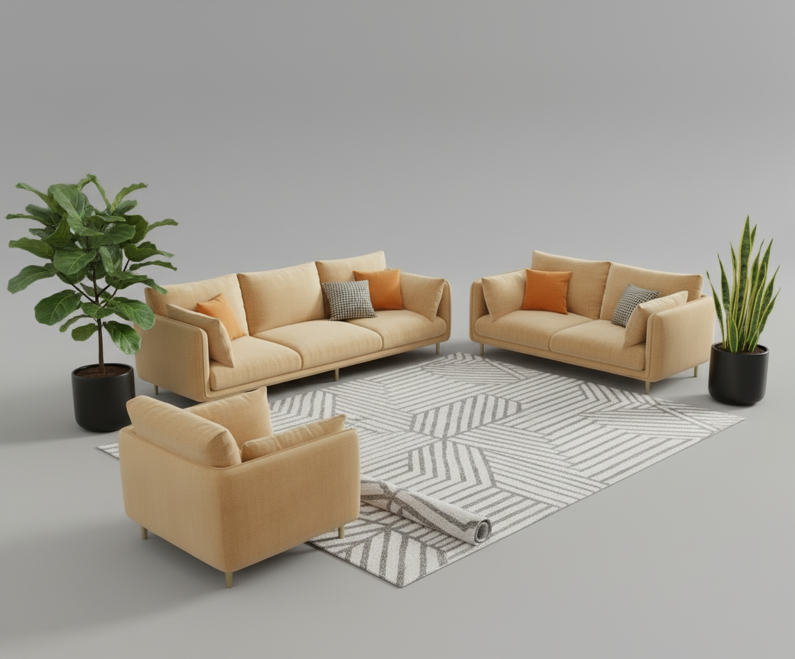 Willow 6 Seater Sofa Set